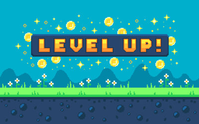 Level up! Computerspiel