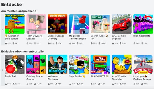 Roblox entdecken