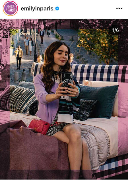 Emily in Paris Selfie Emily in Paris Selfie